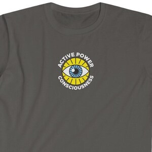 All Seeing Eye T-shirt, Men&#39;s Fitted Short Sleeve Tee, Active Power Consciousness