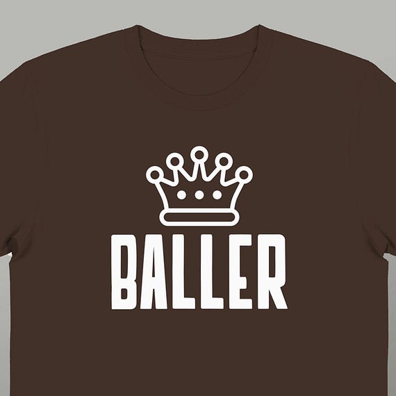Baller T-Shirt: Crown Graphic Tee (Unisex Streetwear)