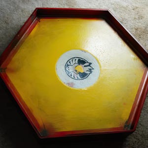 Beyblade-stadionplannen zelf: groot zeshoekig ontwerp (pdf-download)