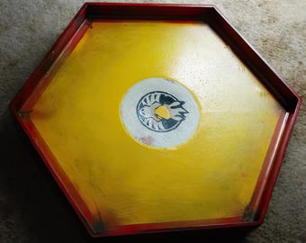 DIY Beyblade Stadium Plans: Large Hexagon Design (PDF Download)