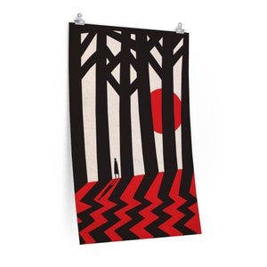 Twin Peaks Poster, Fire Walk With Me in the Black Lodge