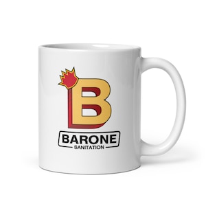 Barone Sanitation Coffee Mug, Sopranos Coffee Mug, Coffee Mug Sopranos
