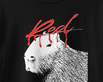 Whole Lotta Red Capybara T-Shirt: Hip-Hop Streetwear Tee