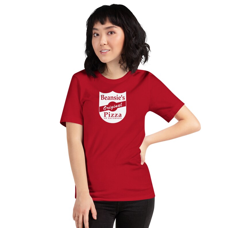 Beansie's Pizza Apron Sopranos, Sopranos Apron Beansies PizzaOrganic, Unisex t-shirt