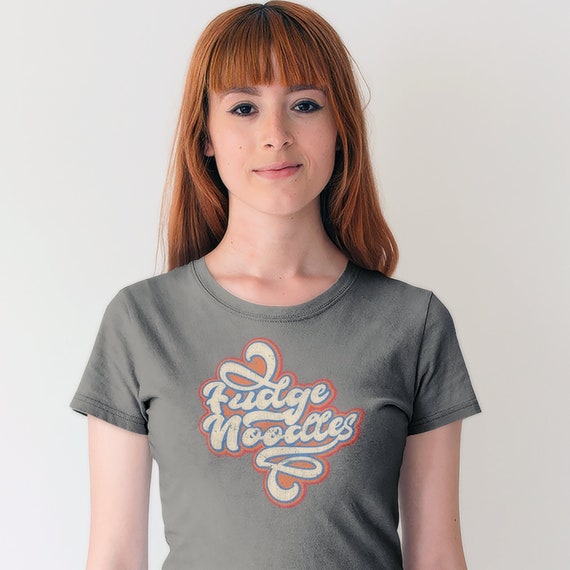 Fudge Noodle Girl's Slang Word Tshirt Women's Short Etsy