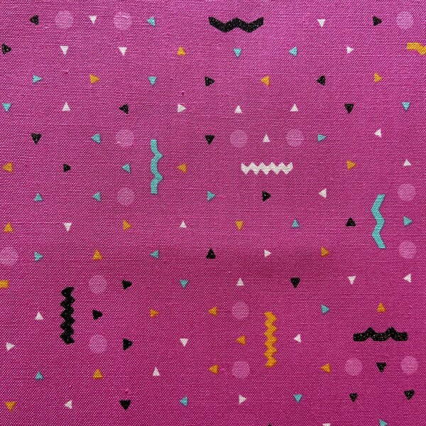 Totally Twilight, Robert Kaufman, Fabric, Halloween, UNFINISHED, Sewing, Quilting, Pumpkins, Pink, Spooky