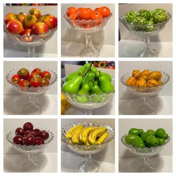 12 Piece Peruvian Artificial Decorative Fruit  For Weddings, Home Decor and Parties