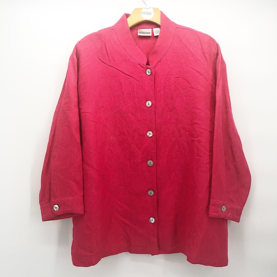Vintage Chico’s design silk paisley blouse
