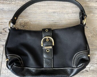 バッグ Vintage Coach Neoprene Ergo Shoulder Bag Vintage Coach Neo Ergo Pocket Zip Neoprene & Leather Satchel