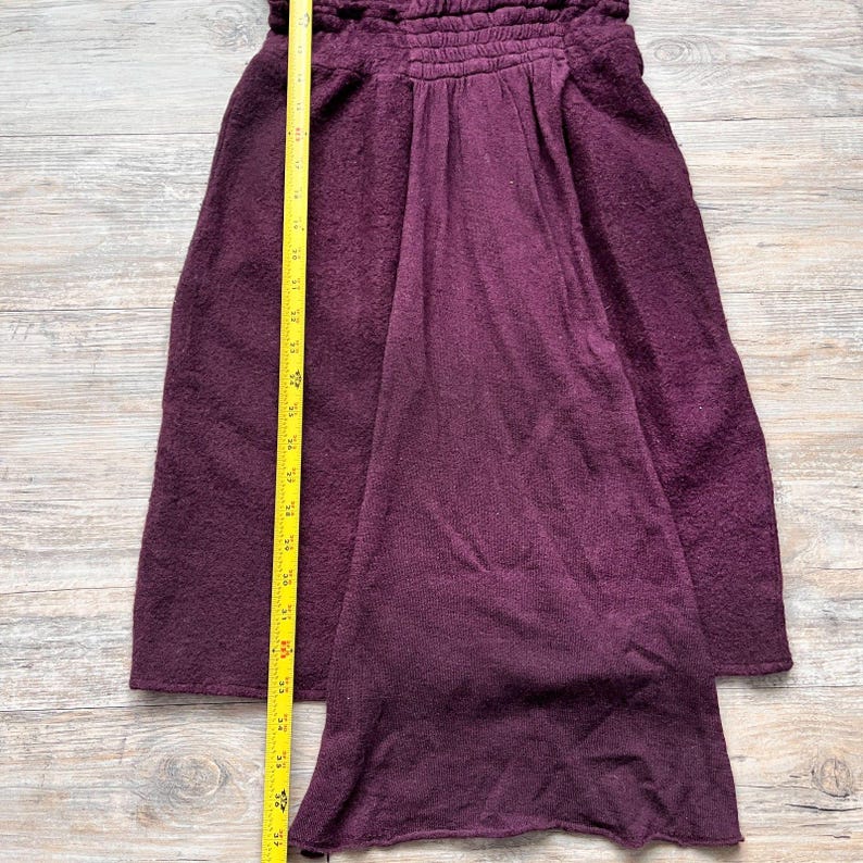 Anthropologie Sparrow Cordial Embrace Dress Medium Burgundy Twilight Alice image 7