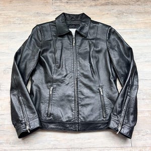 Vintage 90s Wilson Leather Jacket - Etsy