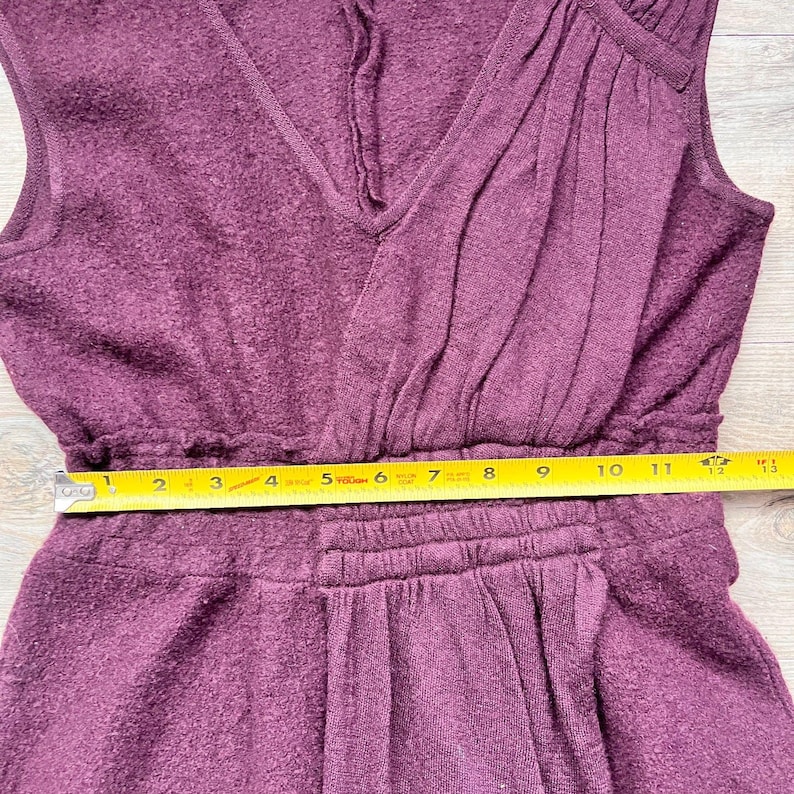 Anthropologie Sparrow Cordial Embrace Dress Medium Burgundy Twilight Alice image 6