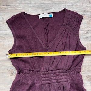 Anthropologie Sparrow Cordial Embrace Dress Medium Burgundy Twilight Alice image 8