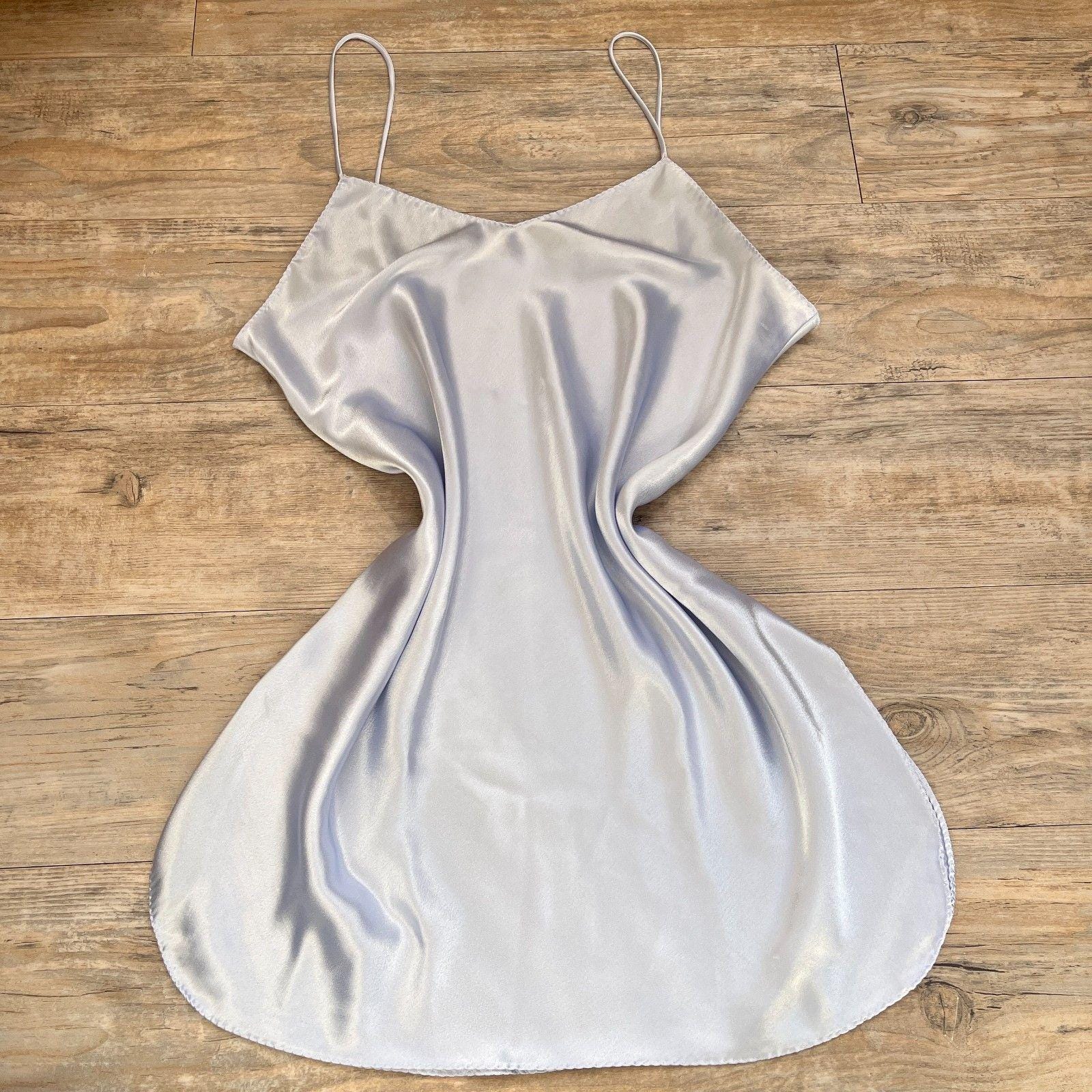 Satin Spaghetti Strap Midi Dress - Etsy
