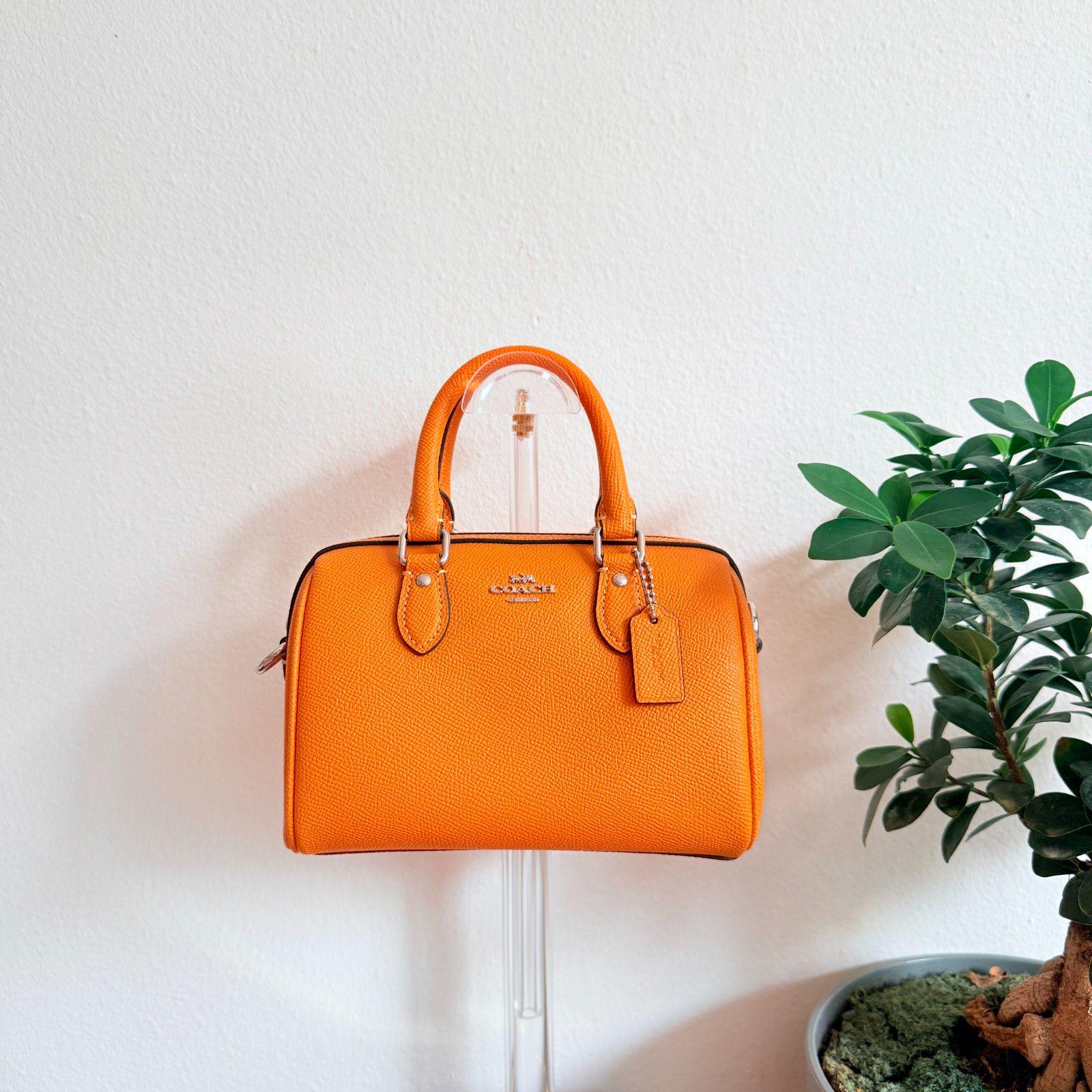 Orange Coach Crossbody - Etsy