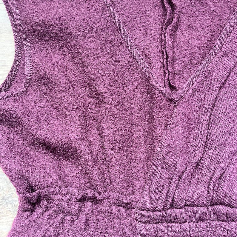 Anthropologie Sparrow Cordial Embrace Dress Medium Burgundy Twilight Alice image 10