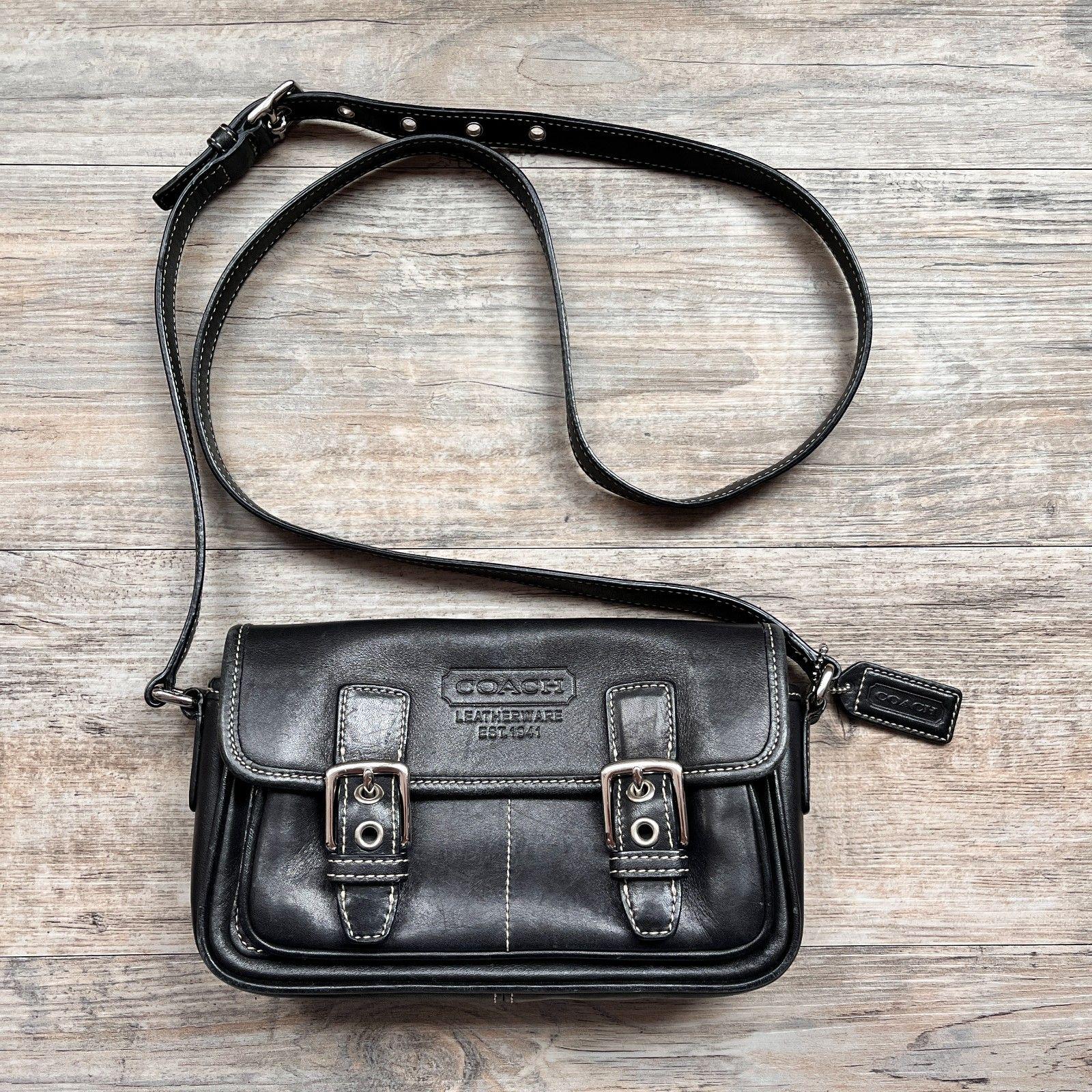 バッグ Coach Bleecker oneShoulder Bag SOHO old Vintage Coach Bleecker Double Buckle Soho Demi Crossbody Bag 9355