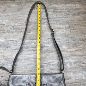 ブライトン クレオ ボウ ショルダーバッグ ピューターメタリックレザー Y2K コケットシック 画像 5