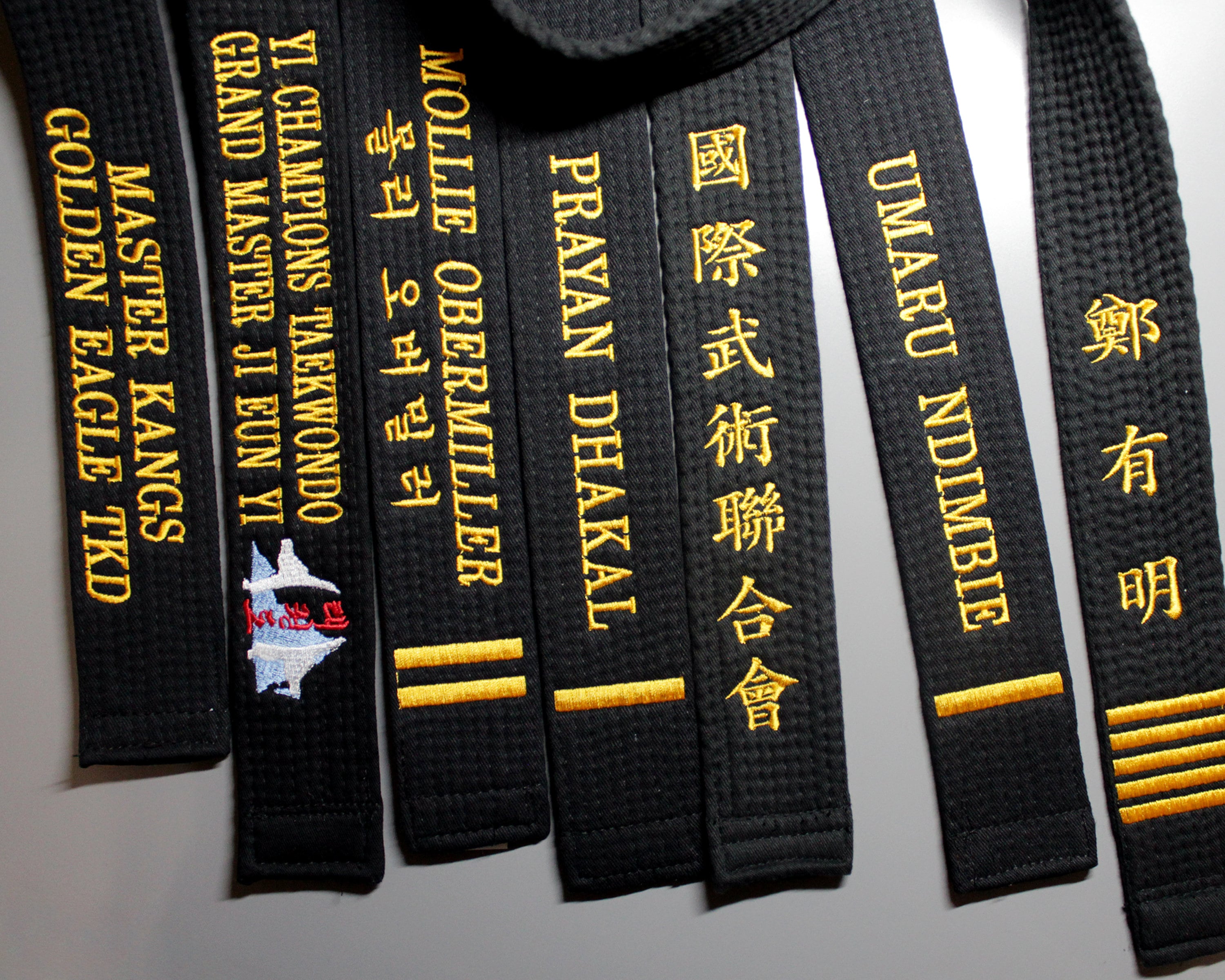 Embroidered Karate Black Belt | lupon.gov.ph