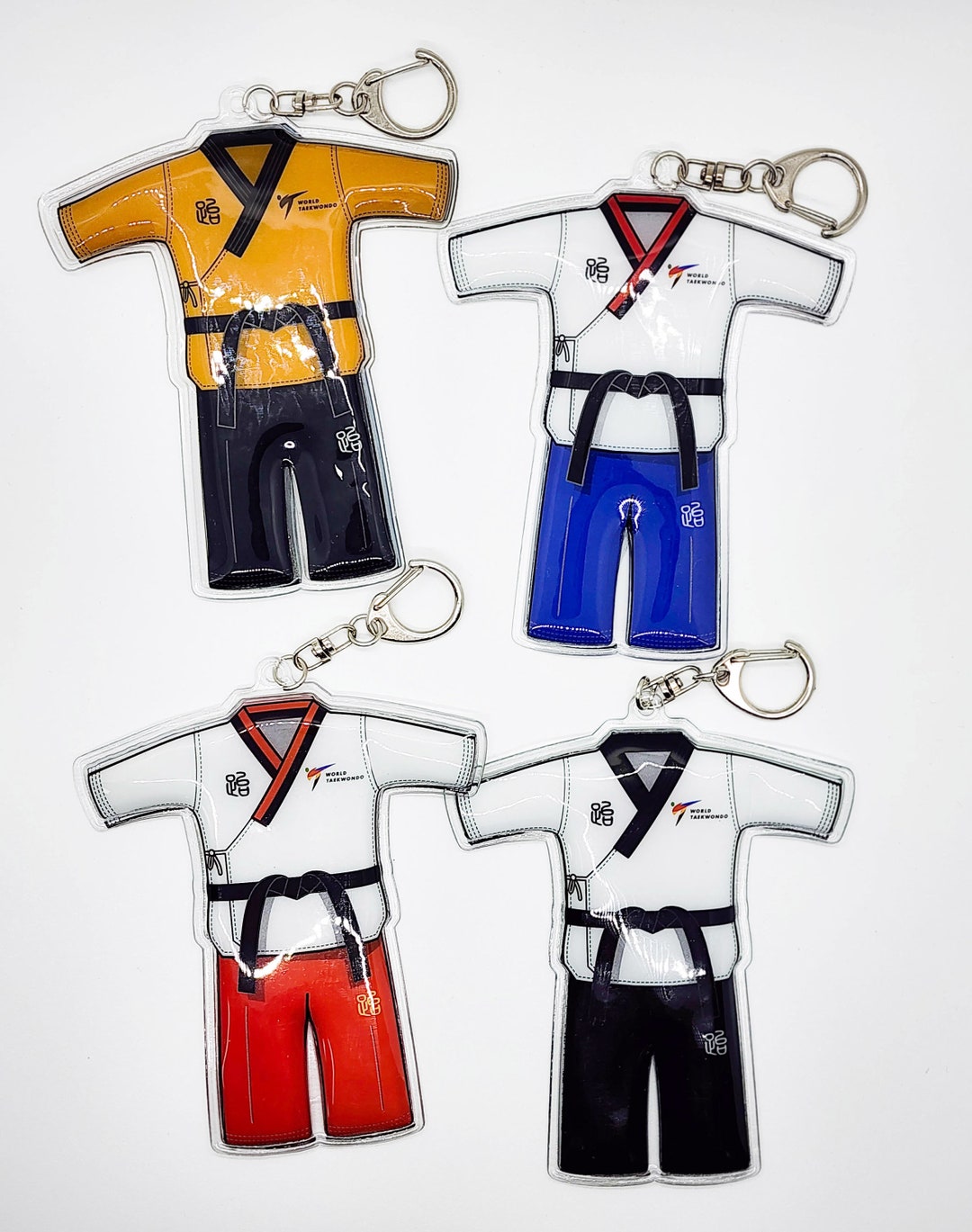 Uniform Keychain / Poomsae Uniform Keychain / Taekwondo Uniform