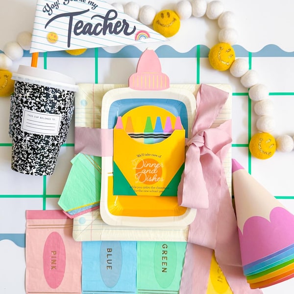 Terug naar school, cadeaulabel leraar, diner en gerechten op ons, afdrukbare label, cadeau leraar, cadeau voor leraar, restaurant cadeaukaarthouder