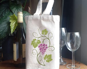 Bolsa de lona para vino, regalo para anfitriona de cena, para amantes del vino, regalo de vino, regalo de jubilación