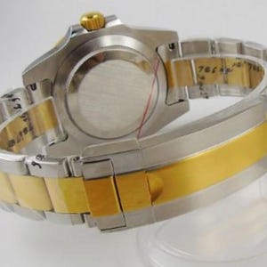 GCS 2 Tone Automatic Dive Watch - Blue Dial - NH35 Movement Oyster / Solid