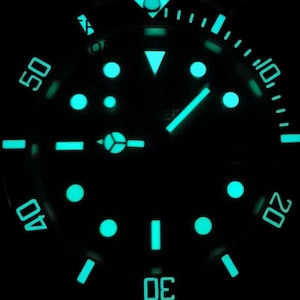 GCS 2 Tone Automatic Dive Watch - Blue Dial - NH35 Movement bild 8