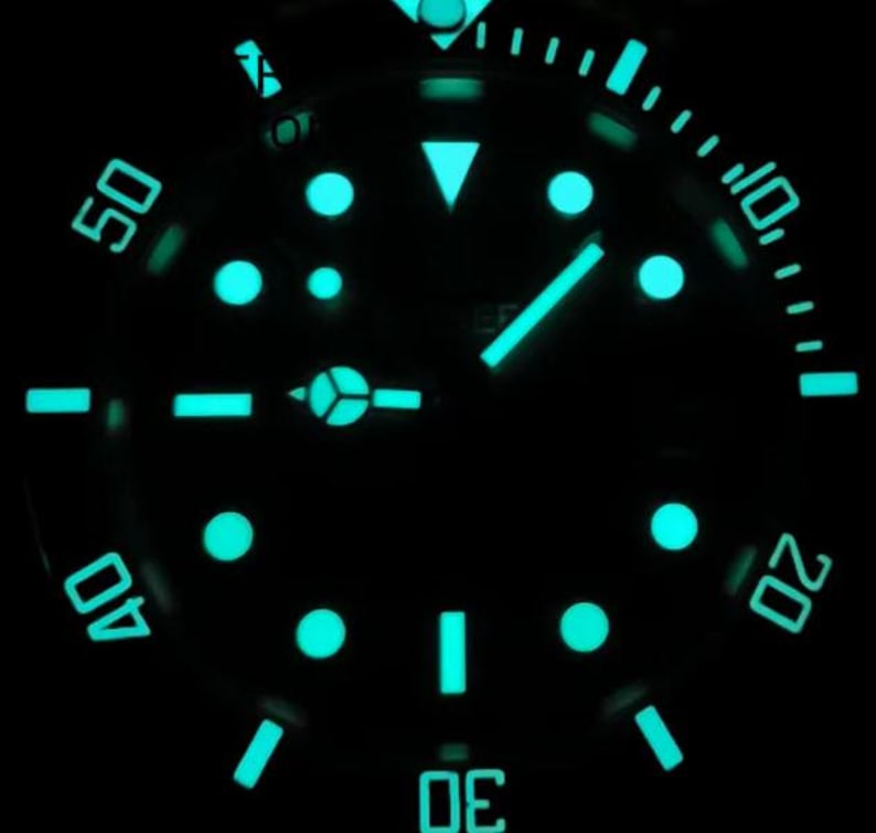GCS 2 Tone Automatic Dive Watch - Blue Dial - NH35 Movement bild 8