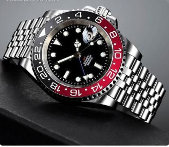 GMT GCS Automatic Coke Sport Dive Watch - Seiko Nh34 Movement - Etsy
