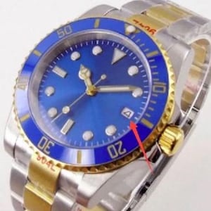 GCS 2 Tone Automatic Dive Watch - Blue Dial - NH35 Movement bild 3
