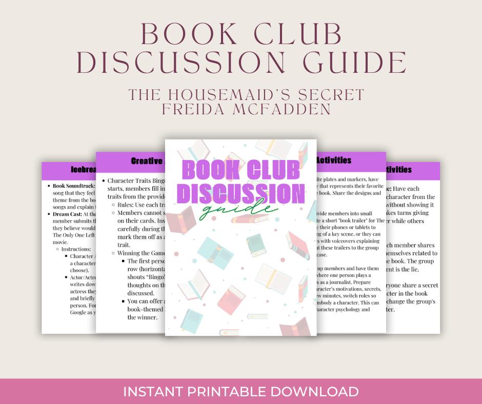 Book Club Discussion Guide: The Housemaid's Secret