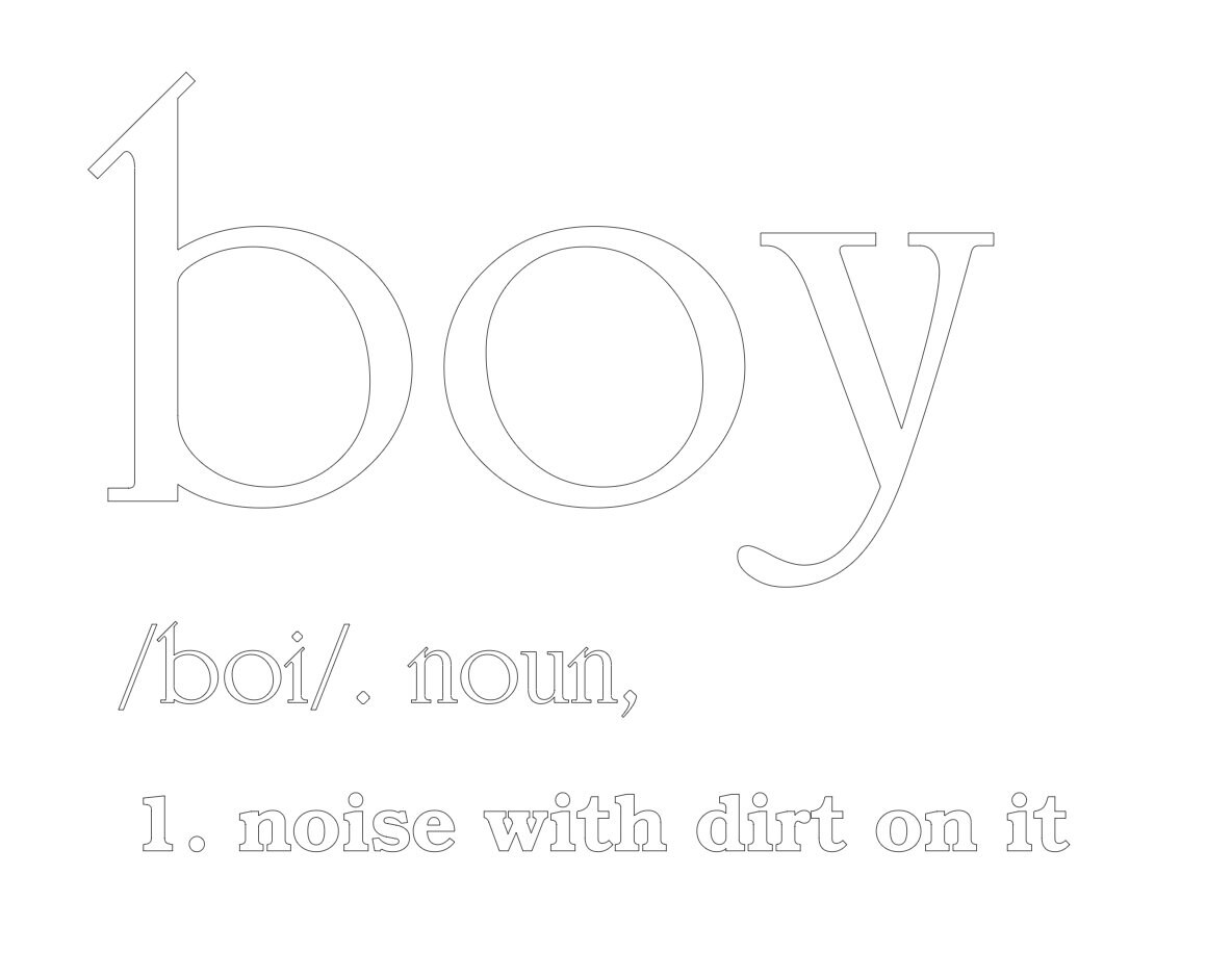 Boy Definition SVG ONLY Etsy