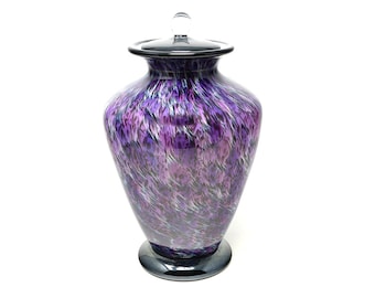 Amato Fortunas Urn for Ashes made of Hand Blown Glass - Adult