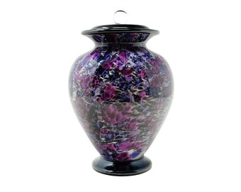Amato Fortunas Urn for Ashes made of Hand Blown Glass - Pet