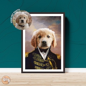 Renaissance Pet Portrait, Custom Dog Portrait, Pet Portrait Royal, Renaissance Animal Painting, Funny Pet Lover Gift, Royal Pet