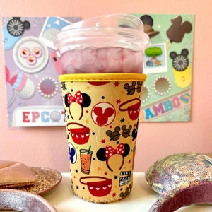 Magical Iced Coffee Sleeve, Studios Iced Coffee Sleeve, Drink Cover, Insulated Drink Sleeve, Coffee Lover Gift