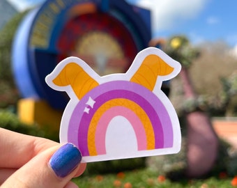 Festival of the Arts Sticker, Epcot Sticker, Epcot Festival, Figment Sticker, Epcot, Figment, Festival of the Arts, Vinyl Decal