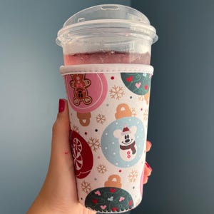 Magical Iced Coffee Sleeve, Christmas Iced Coffee Sleeve, Drink Cover, Insulated Drink Sleeve, Coffee Lover Gift, Cozie