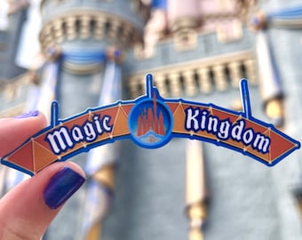 Magic Kingdom Sticker, Magic Kingdom, Castle Sticker, Planner, Scrapbook Sticker, Castle, Magic Kingdom Decal, Bullet Journal