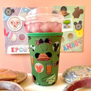 Magical Iced Coffee Sleeve, Animal Iced Coffee Sleeve, Drink Cover, Insulated Drink Sleeve, Coffee Lover Gift