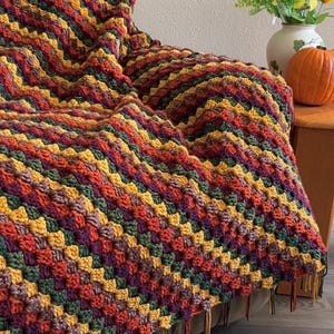 Fireside throw, handmade, log cabin blanket, extra warm, couch decor, fall/winter accessory, earthy colors, standard 44x58in, fall decor
