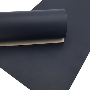 NAVY BLUE Smooth Faux Leather Sheets, PVC Leather Sheets - 0132