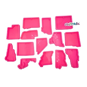 USA States Silicone Mold