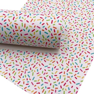 Sprinkles Custom Print Faux Leather Sheet