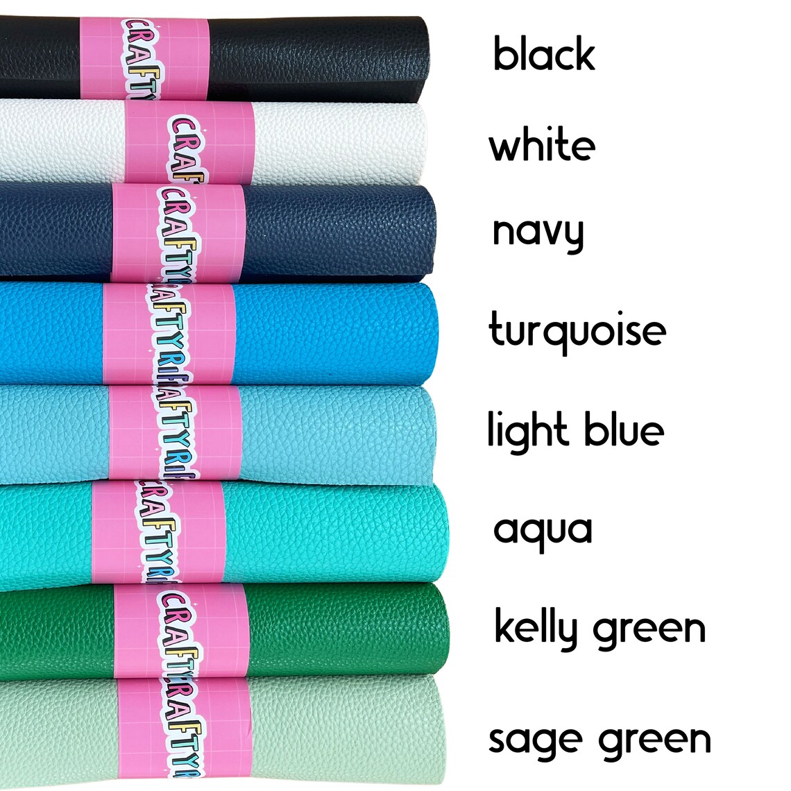 Faux Leather Roll 10x52 Inch Continuous Large Faux Etsy