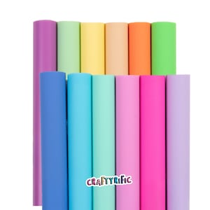Jelly Fabric Mini Roll 12x26" Inch, Continuous Large Vinyl Fabric Cut, Waterproof Vinyl image 1