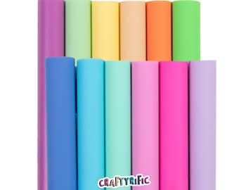 Jelly Fabric Mini Roll 12x26&quot; Inch, Continuous Large Vinyl Fabric Cut, Waterproof Vinyl