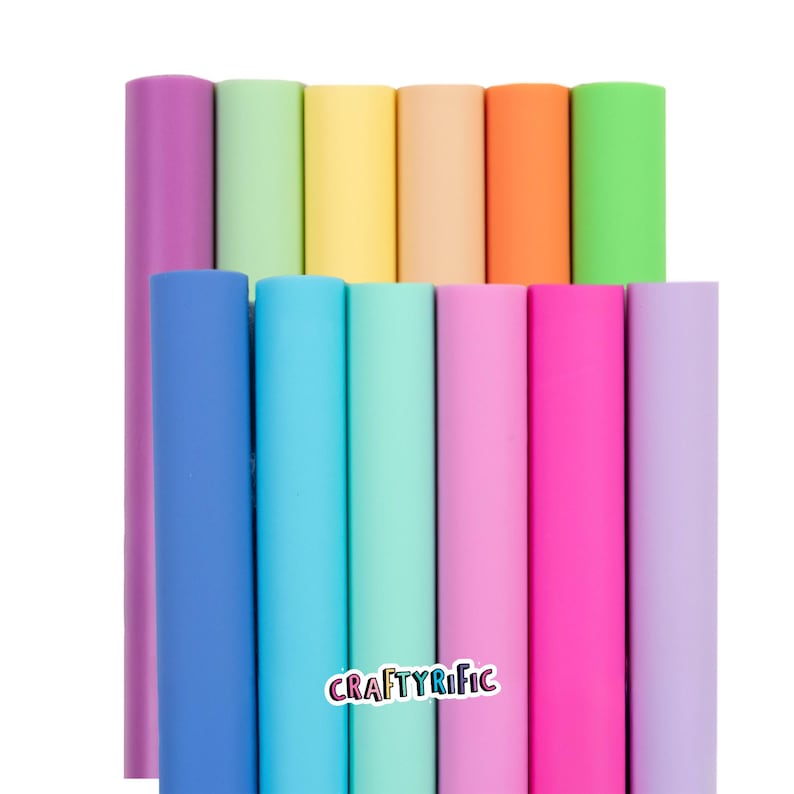 Jelly Fabric Mini Roll 12x26" Inch, Continuous Large Vinyl Fabric Cut, Waterproof Vinyl image 1