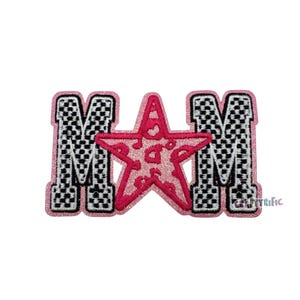 Mom Patch, Mama Patch, Preppy Patch, Girly Patch, Embroidery Patch, Iron on Patch, Trucker Hat Patches,
